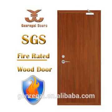 BS476 listed wooden 0.5 hour fireproof door